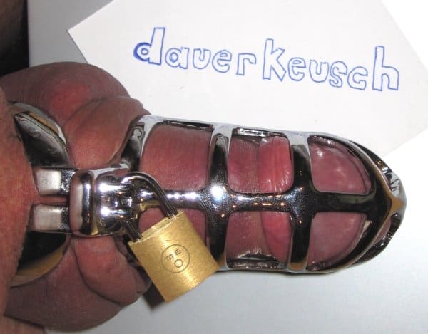 Keuschheitsgürtel Fetisch KG Sklave